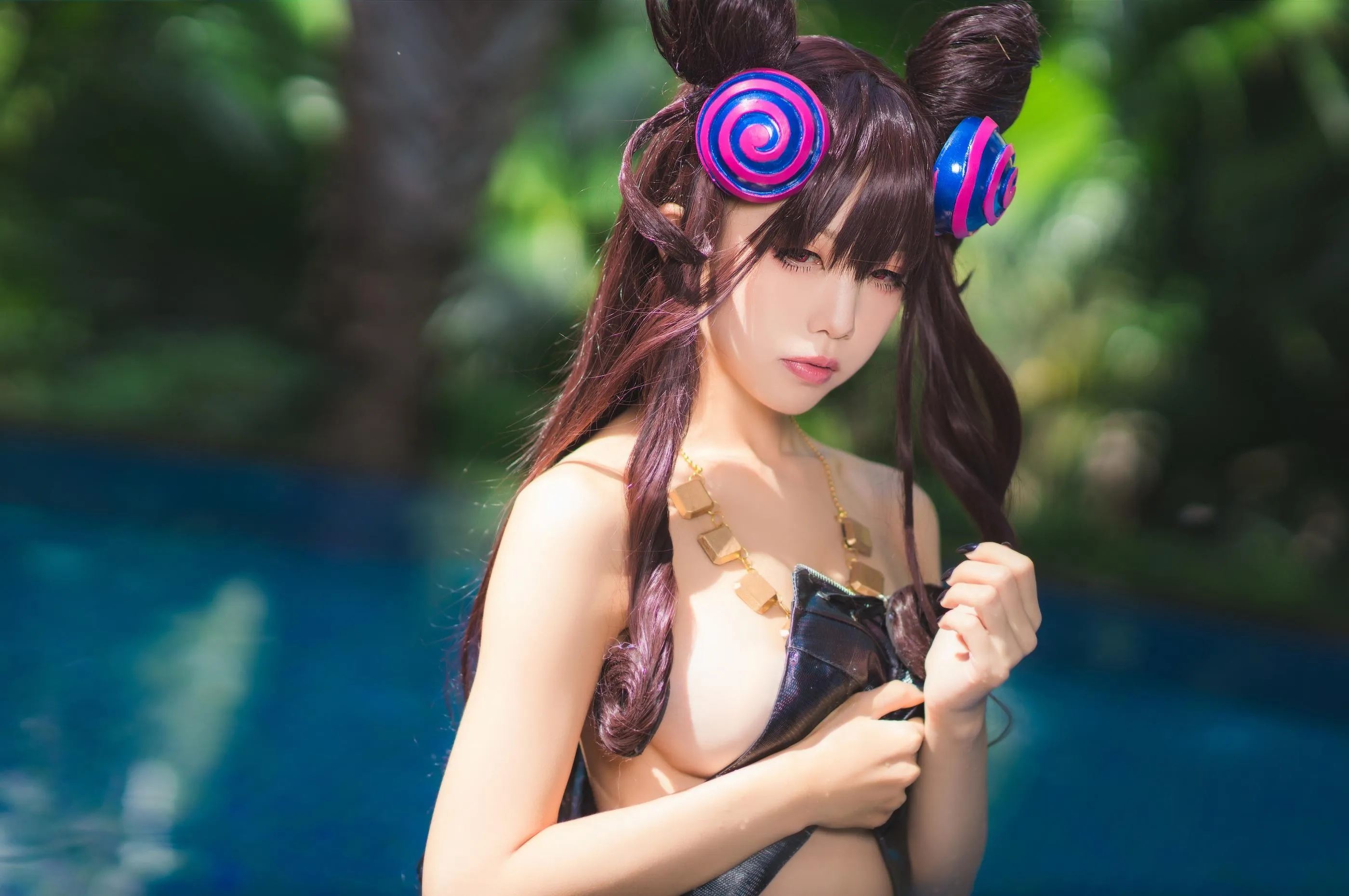 水淼 – NO.42 紫式部水着Ver [41P]插图